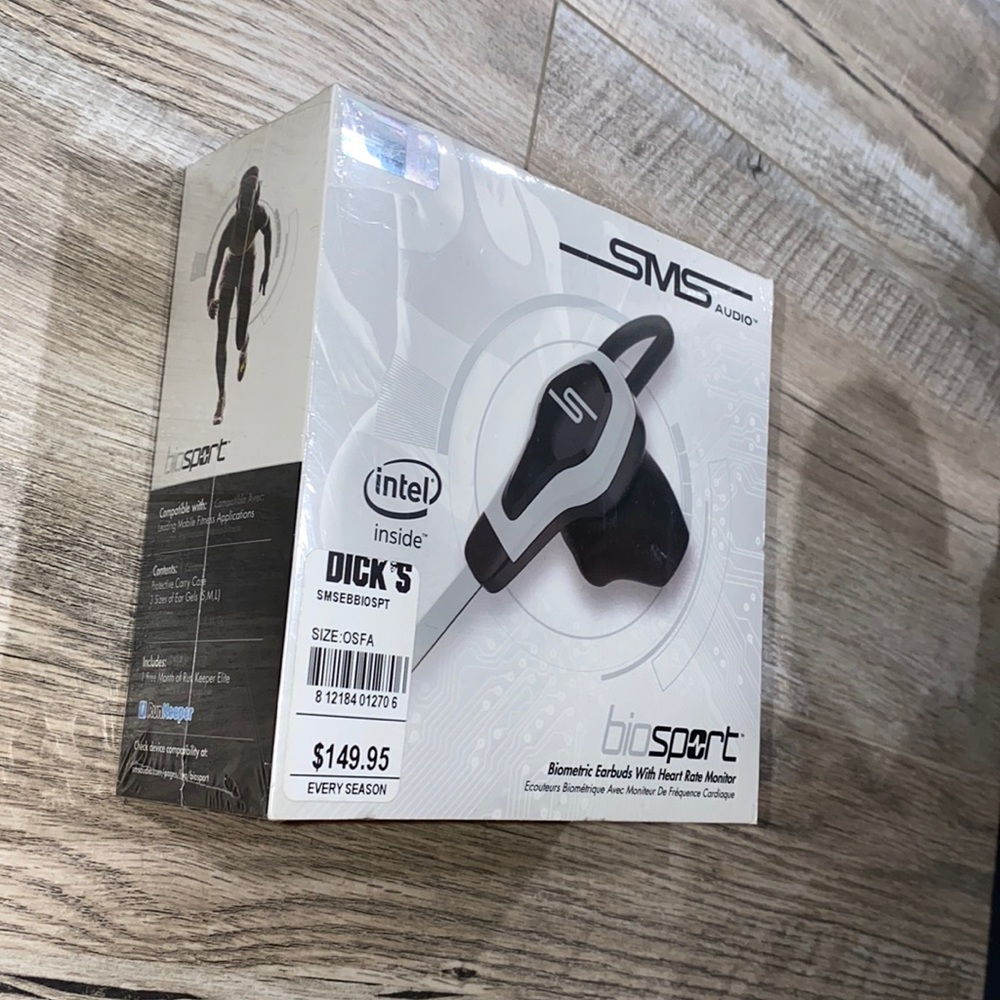 Sealed ams biosport earbuds .